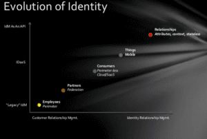 Idaas, grafico evoluzione identità.